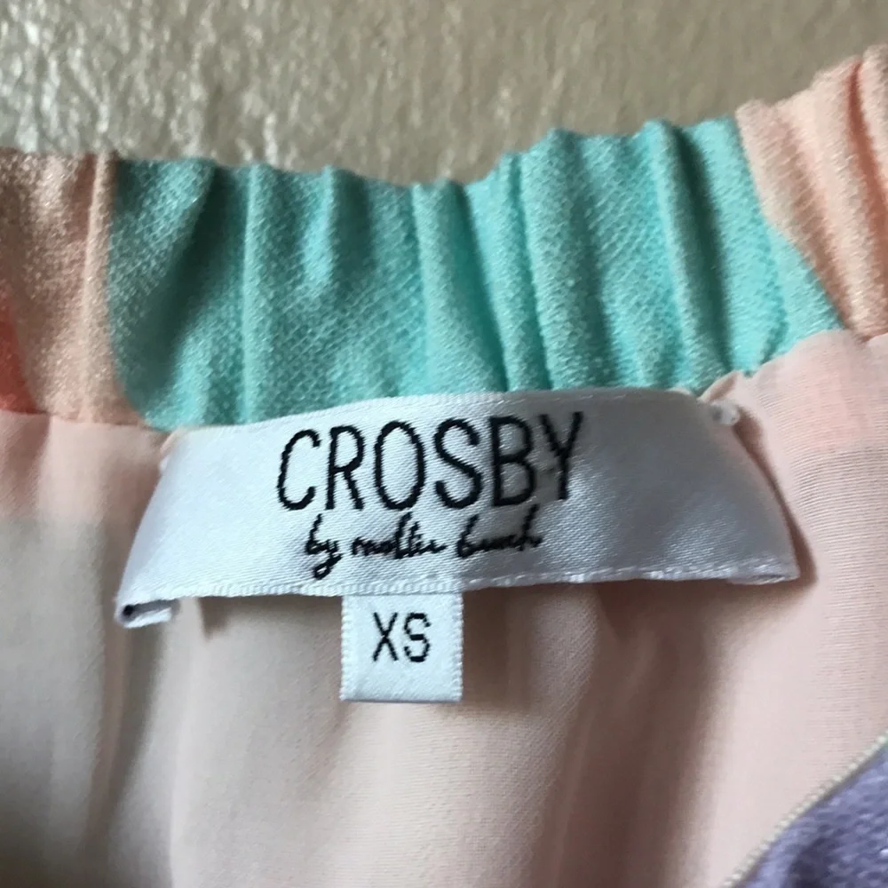 Crosby By Mollie Burch Off the Shoulder Blouse Size XS - Picture 3 of 6